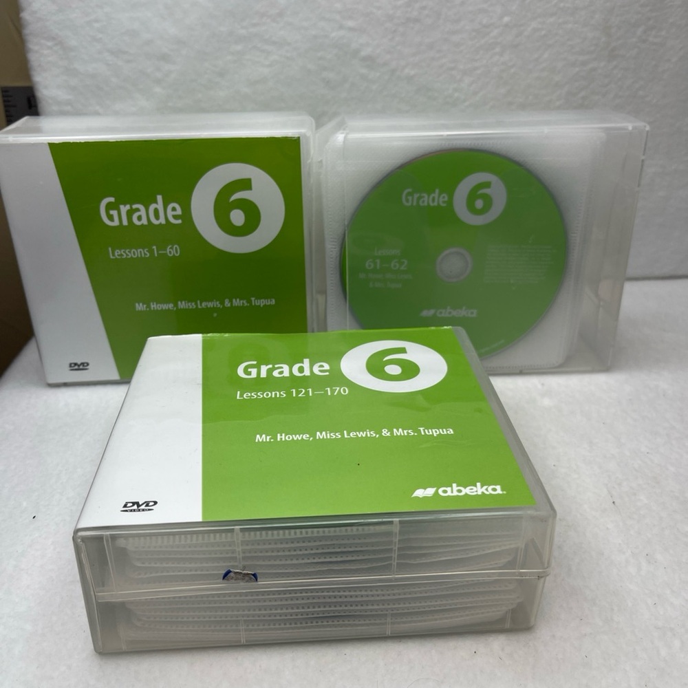 Abeka 6th Grade Complete DVD set